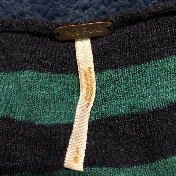 Free People Striped Tunic with Silk Large - Picture 8 of 10